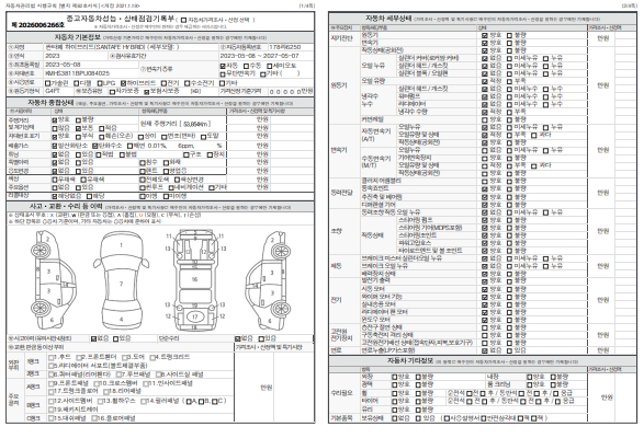 Основная информация и общее состояние / история аварий и ремонтов