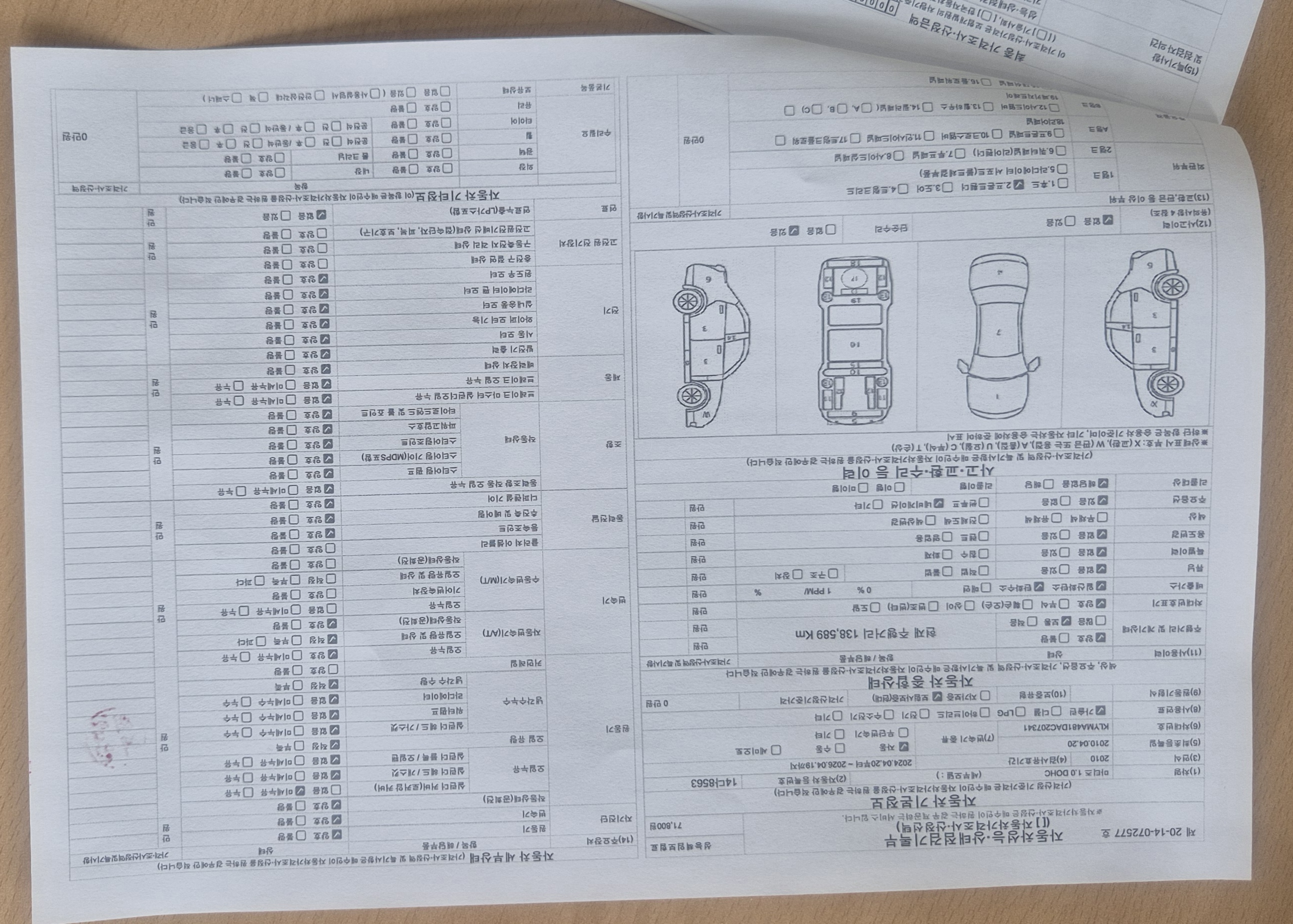 Основная информация и общее состояние / история аварий и ремонтов