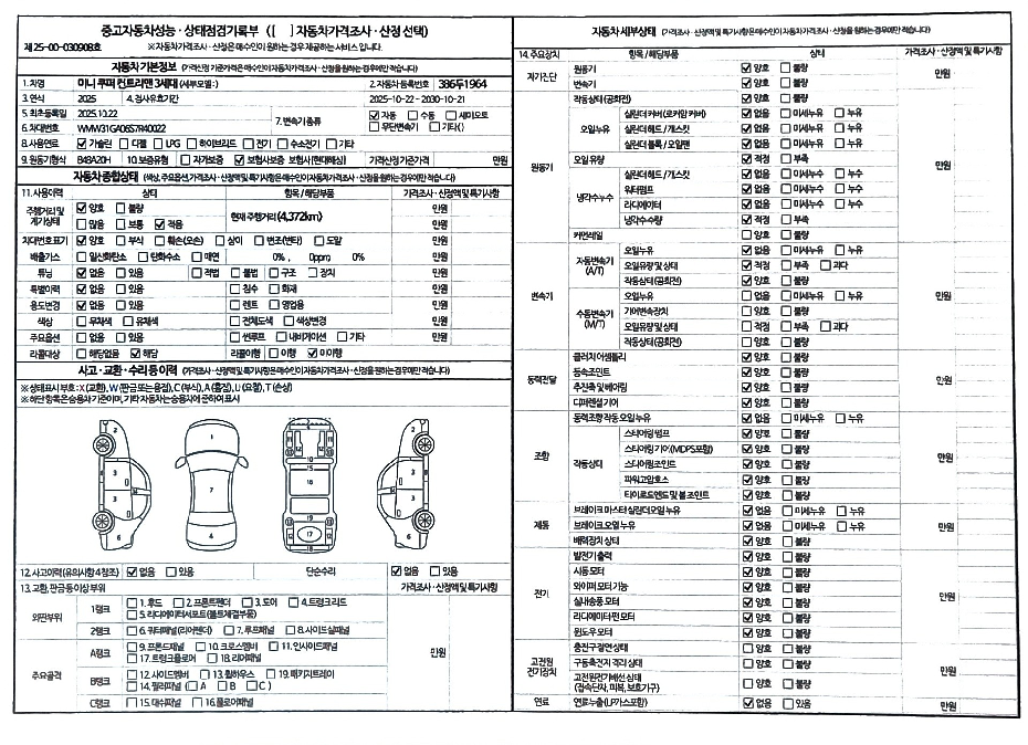 Основная информация и общее состояние / история аварий и ремонтов