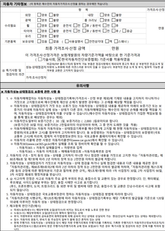 Подробное состояние автомобиля и другая информация