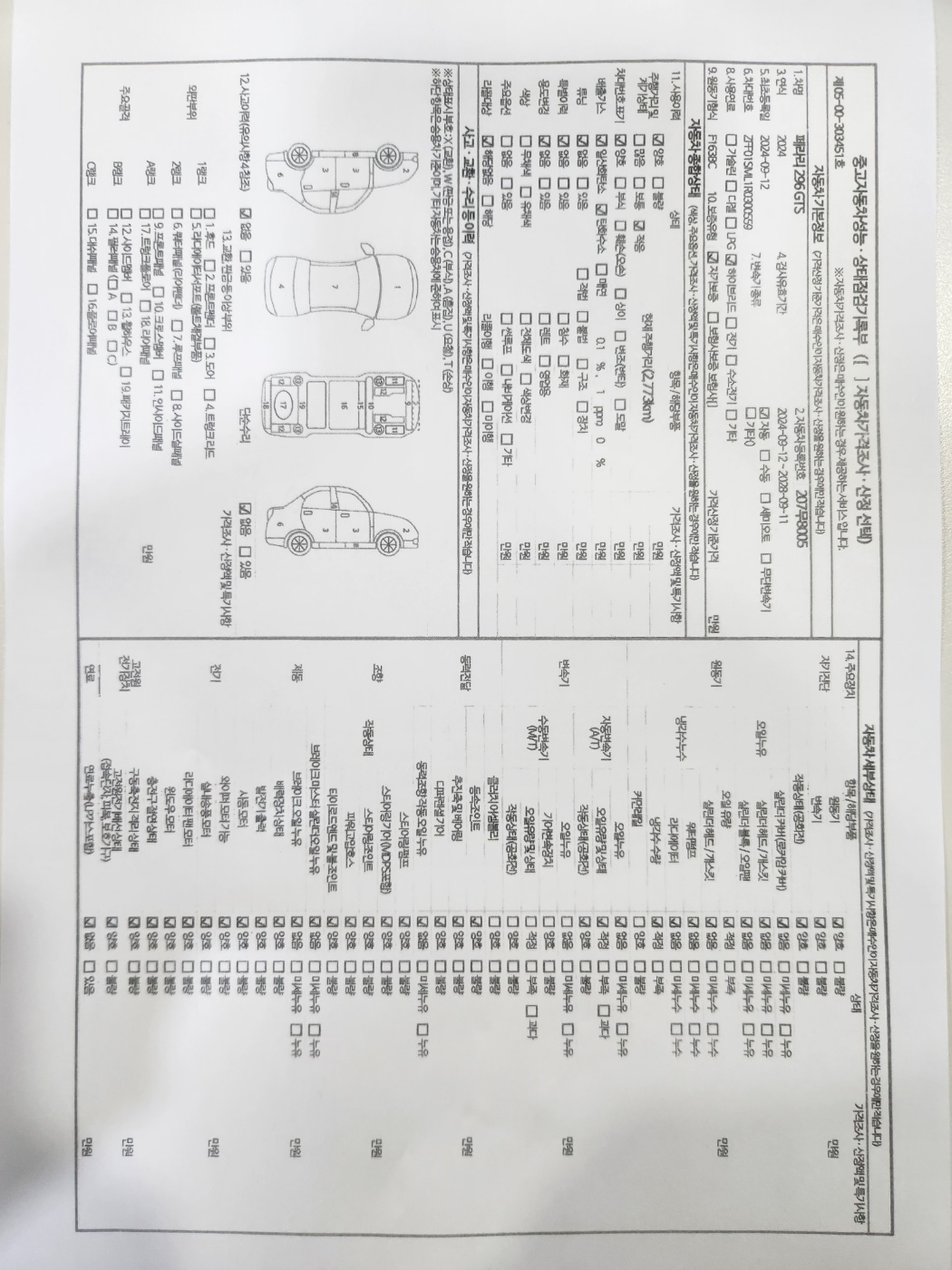 Основная информация и общее состояние / история аварий и ремонтов