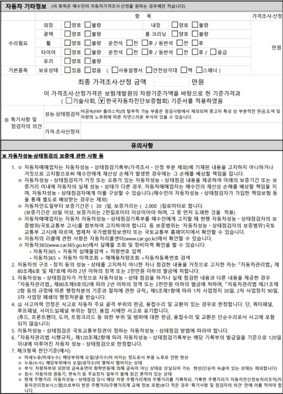 Подробное состояние автомобиля и другая информация