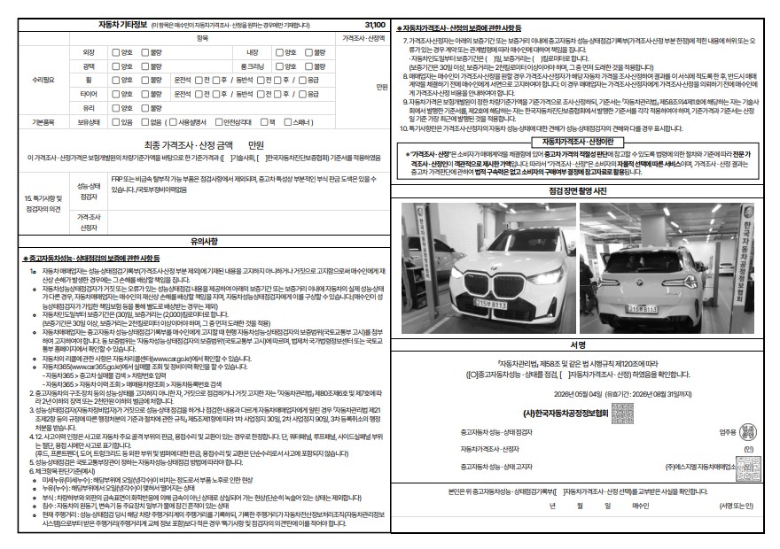 Детальное состояние автомобиля