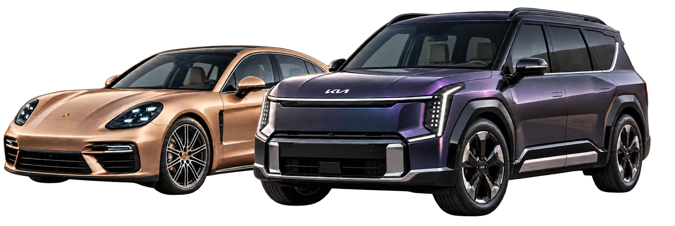 Porsche Panamera и Kia EV9